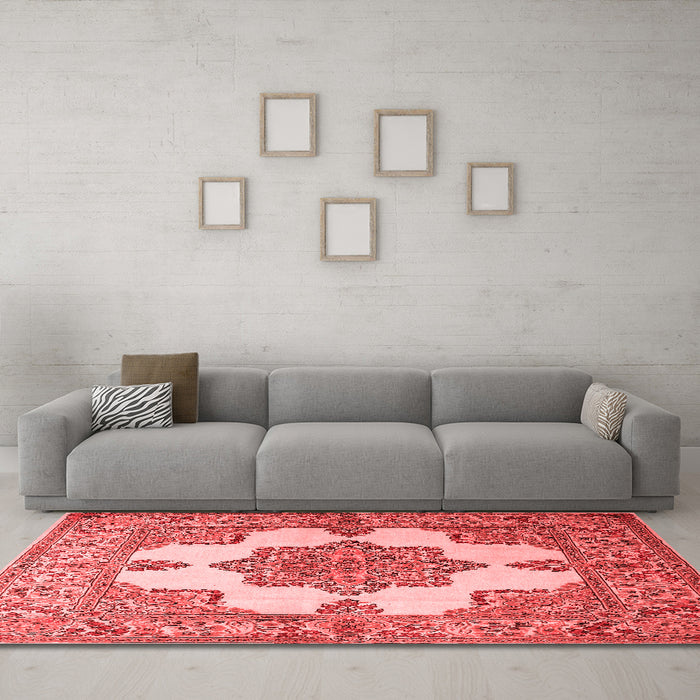 Traditional Red Washable Rugs