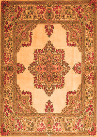 Persian Orange Traditional Rug, tr1553org