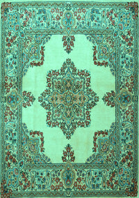 Persian Turquoise Traditional Rug, tr1553turq