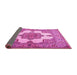 Sideview of Persian Pink Traditional Rug, tr1553pnk