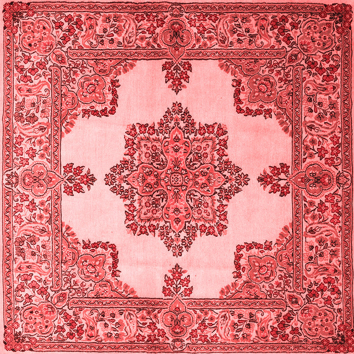 Machine Washable Persian Red Traditional Rug, wshtr1553red