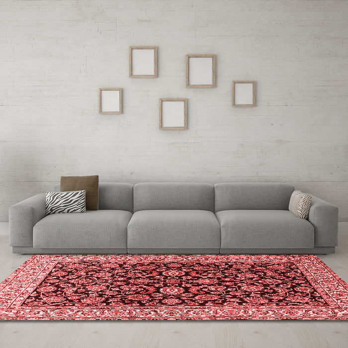 Traditional Red Washable Rugs