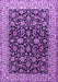 Machine Washable Persian Purple Traditional Area Rugs, wshtr1554pur