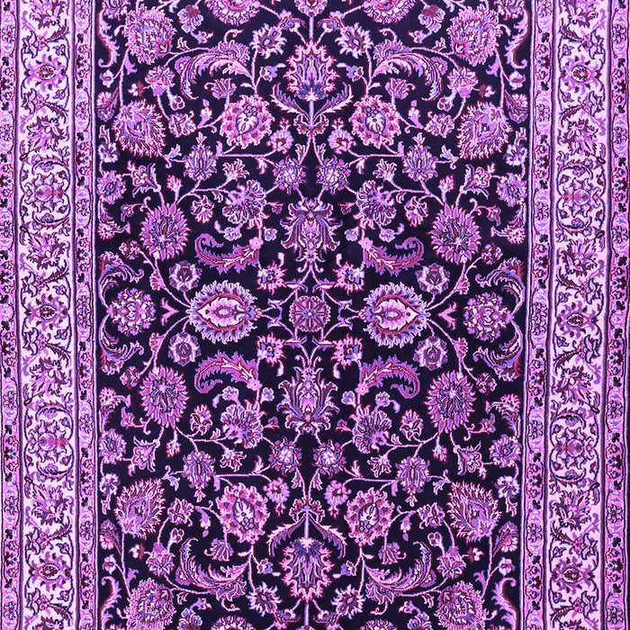 Machine Washable Persian Purple Traditional Area Rugs, wshtr1554pur