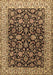 Persian Brown Traditional Rug, tr1554brn