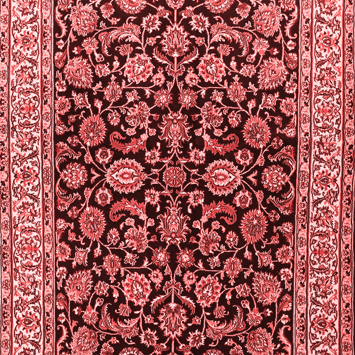 Machine Washable Persian Red Traditional Rug, wshtr1554red