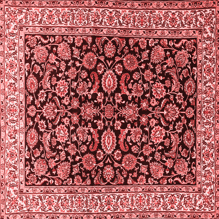 Machine Washable Persian Red Traditional Rug, wshtr1554red