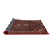 Sideview of Traditional Dark Almond Brown Persian Rug, tr1555