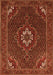 Persian Orange Traditional Rug, tr1555org