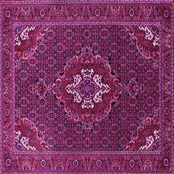 Square Persian Pink Traditional Rug, tr1555pnk
