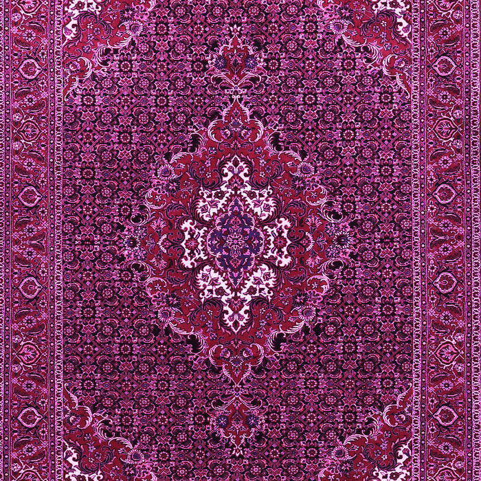 Machine Washable Persian Pink Traditional Rug, wshtr1555pnk