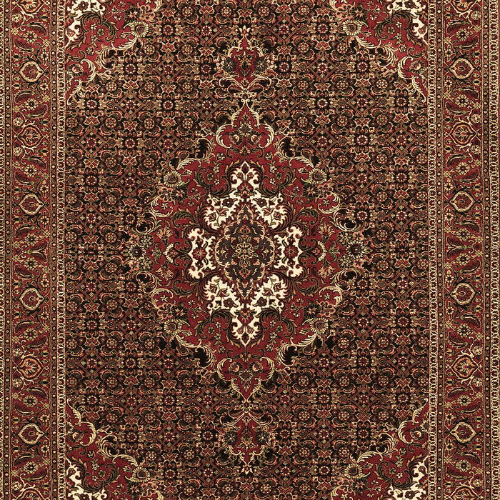 Machine Washable Persian Brown Traditional Rug, wshtr1555brn
