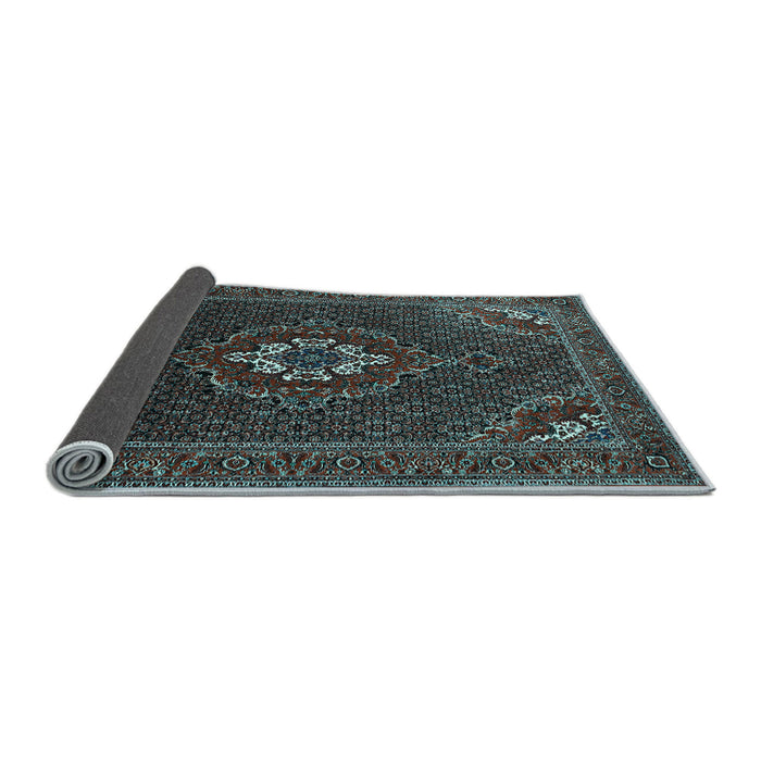 Sideview of Persian Light Blue Traditional Rug, tr1555lblu