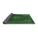 Sideview of Persian Emerald Green Traditional Rug, tr1555emgrn