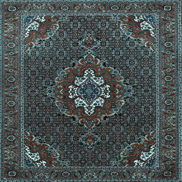 Square Persian Light Blue Traditional Rug, tr1555lblu