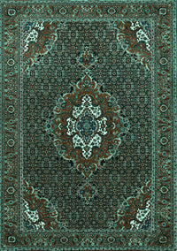Persian Turquoise Traditional Rug, tr1555turq