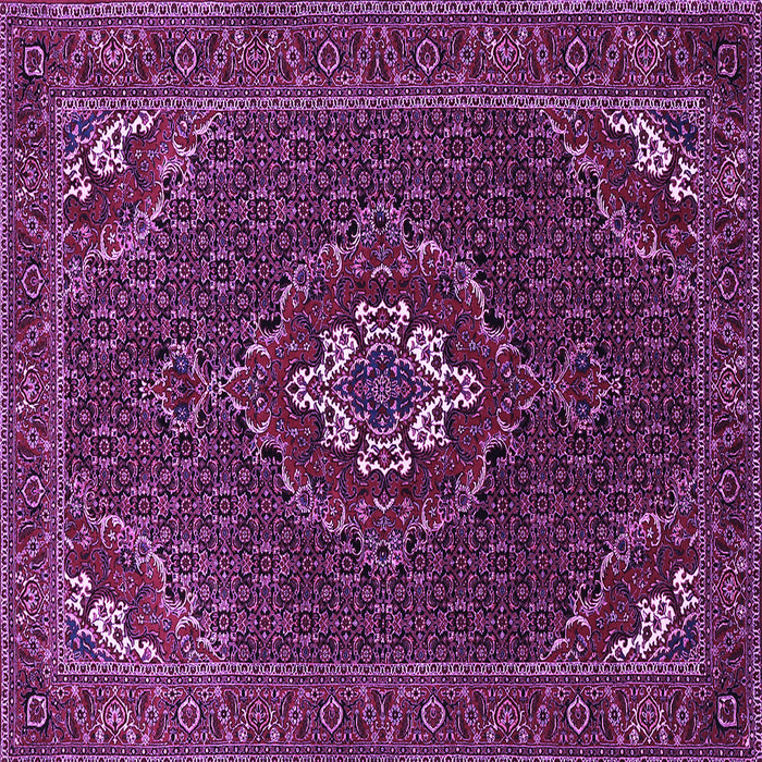 Square Persian Purple Traditional Rug, tr1555pur