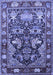 Animal Blue Traditional Rug, tr1556blu