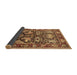 Sideview of Animal Brown Traditional Rug, tr1556brn