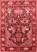 Animal Red Traditional Area Rugs