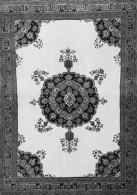 Medallion Gray Traditional Rug, tr1557gry