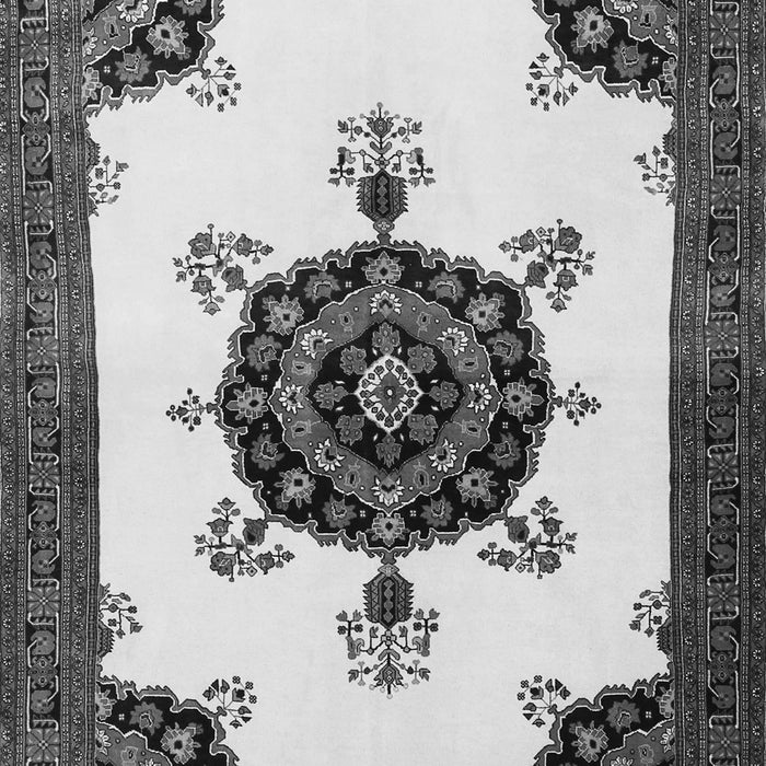 Medallion Gray Traditional Rug, tr1557gry