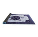 Sideview of Medallion Blue Traditional Rug, tr1557blu