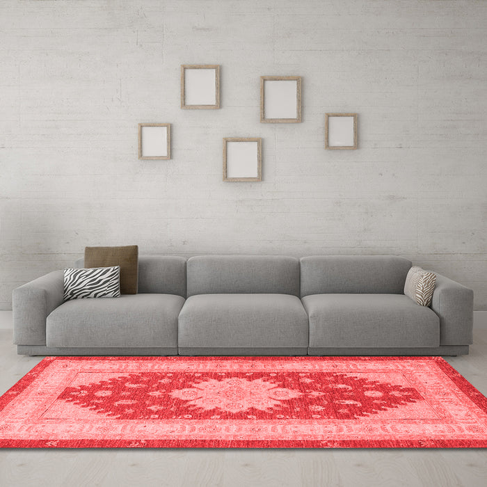 Traditional Red Washable Rugs