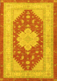 Persian Yellow Traditional Rug, tr1558yw