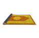 Sideview of Persian Yellow Traditional Rug, tr1558yw