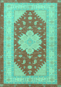 Persian Turquoise Traditional Rug, tr1558turq