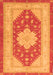 Persian Orange Traditional Rug, tr1558org