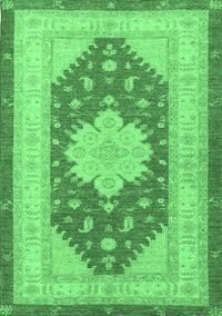 Persian Emerald Green Traditional Rug, tr1558emgrn