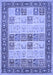 Machine Washable Persian Blue Traditional Rug, wshtr1559blu