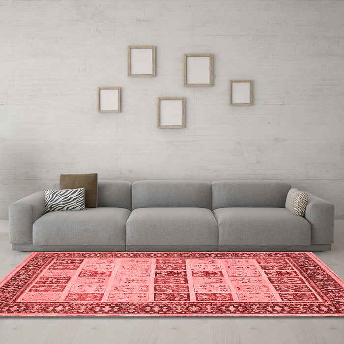 Traditional Red Washable Rugs