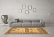 Machine Washable Persian Brown Traditional Rug in a Living Room,, wshtr1559brn