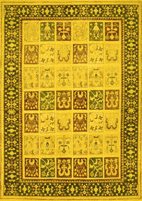 Persian Yellow Traditional Rug, tr1559yw