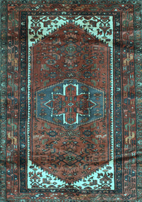 Persian Light Blue Traditional Rug, tr155lblu