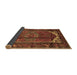 Sideview of Persian Brown Traditional Rug, tr155brn