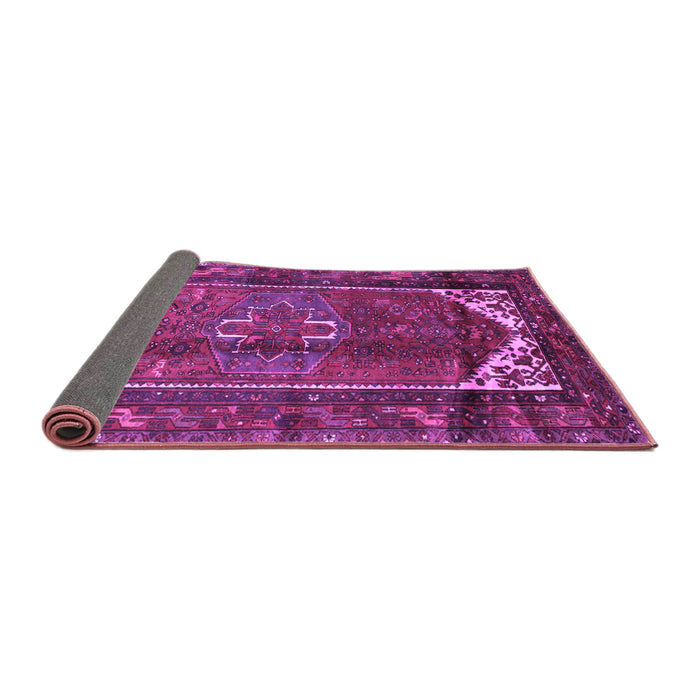 Sideview of Persian Purple Traditional Rug, tr155pur