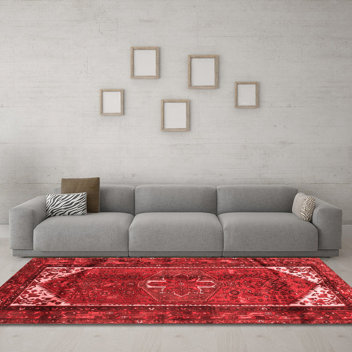 Traditional Red Washable Rugs