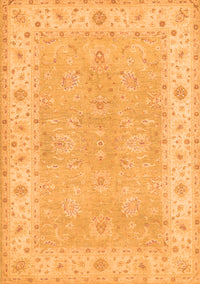 Oriental Orange Traditional Rug, tr1560org