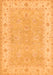 Oriental Orange Traditional Rug, tr1560org