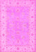 Oriental Pink Traditional Rug, tr1560pnk