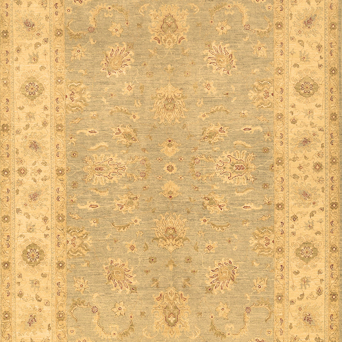 Machine Washable Oriental Brown Traditional Rug, wshtr1560brn