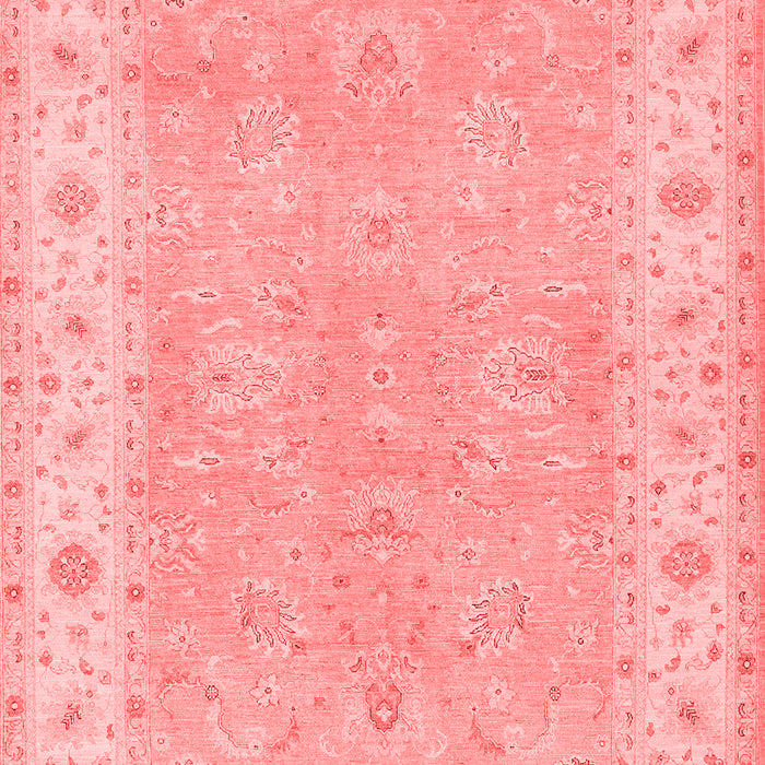 Machine Washable Oriental Red Traditional Rug, wshtr1560red