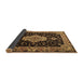 Sideview of Medallion Brown Traditional Rug, tr1561brn