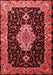 Medallion Red Traditional Area Rugs