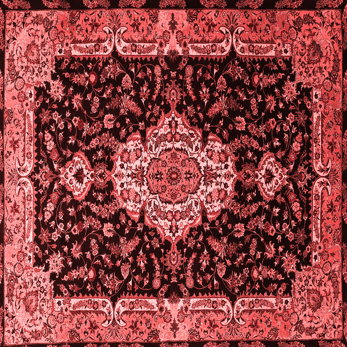 Medallion Red Traditional Rug, tr1561red