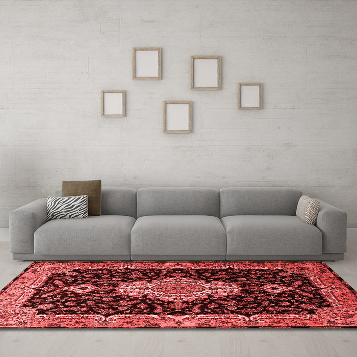 Traditional Red Washable Rugs